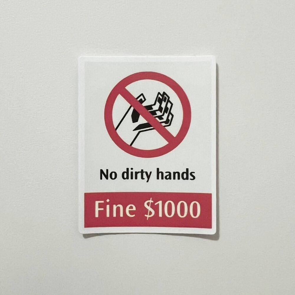 No Dirty Hands!